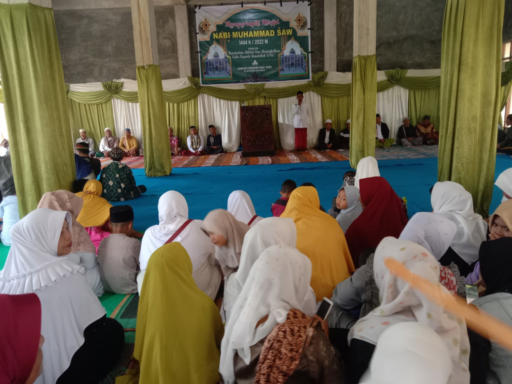 Acara Maulid Nabi Di Masjid Al Jannah Kampung Cemparam Pakat Jeroh 